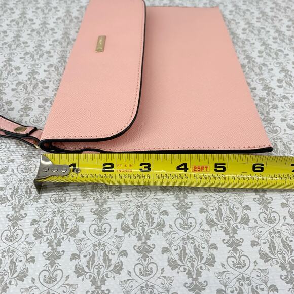 Elim & Paul Pink Envelope Purse Accessories Clutch Detachable Wrist Strap - Picture 8 of 8